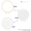 Spandex Round Arch Backdrop Cover 150cm White – Stretch-Fit Wrinkle-Resistant