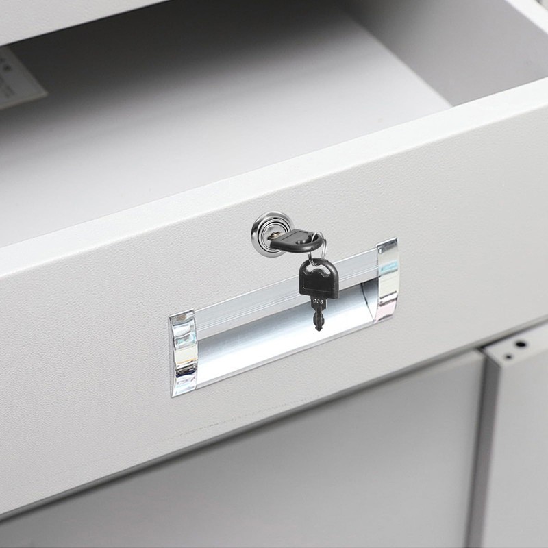 Standard ø19 mm Cupboard Locks with 2 Keys, Cabinet Lock