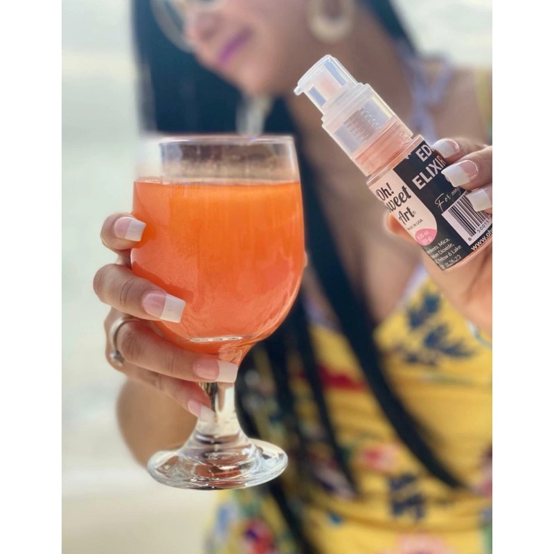 Oh Sweet Art TEAL Elixir dust | Edible drink dust,