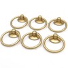 LXZ 6 PCs Cabinet Hardware Drop Ring Pulls Drawer Ring