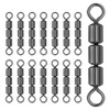 BEPSYOM 12 Pcs Spin Fishing Accessories Fishing Swivel Link, Spinning