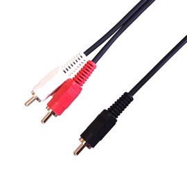 Fuji Parts Audio Cable 1-Pin to 2-Pin 1.5m 326-1.5m