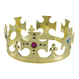P'tit clown 17160 King Crown Gold and Coloured Stones