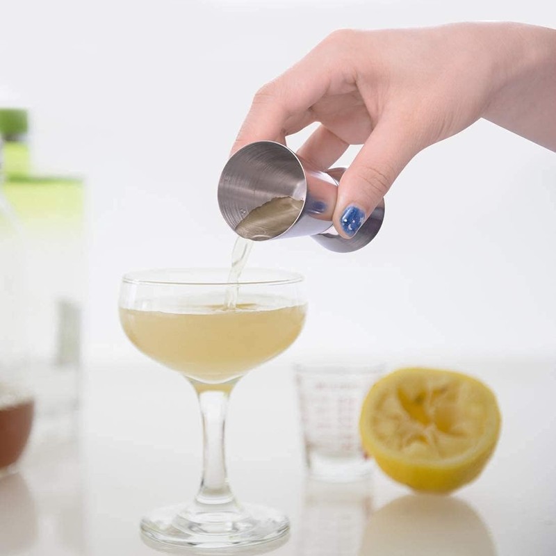 Stainless Steel Spirit Measure, 3Pcs Stainless Steel Shot Measure Drinks