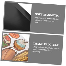 Operitacx Magnettafel für Den Kühlschrank Wiederverwendbare Planertafel Löschbares Whiteboard für Die Küchenplanung