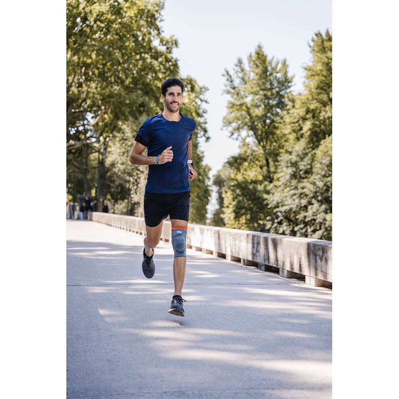 [フランス]THUASNE SPORT ドクターニー3Dニットスポーツサポート -血流を妨げず長時間快適 解剖学的設計 動きやすい サイドステー ひざの負担軽減 スポーツ&日常生活- (XL)