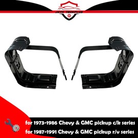 JKYH TECHPLUS New 2Pcs Gas Tank Bracket Fuel Tank Hangers Front and Rear Set Compatible with1973-1987 Chevy & Gmc Pickup Fuel Tank Strap 15549305, 15592480, 15624659