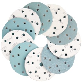 Random Orbital Sander Sandpaper 100 Pieces 150 mm Velcro 600 Grit for Random Orbital Sander (6 Inch)