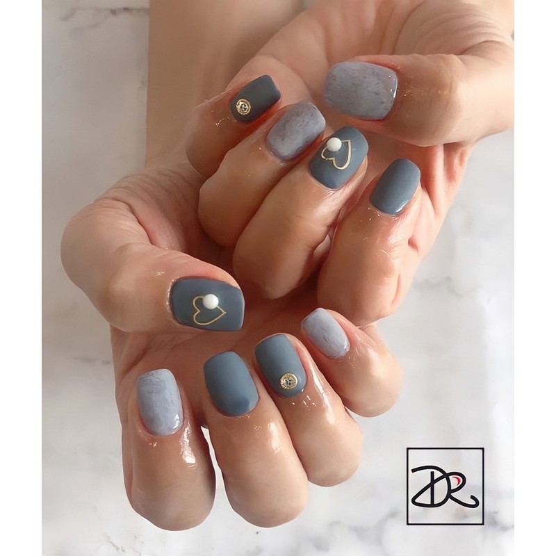 [Handmade Nail Tips] Winter Mink Gel Nails / [수제네일팁] 겨울
