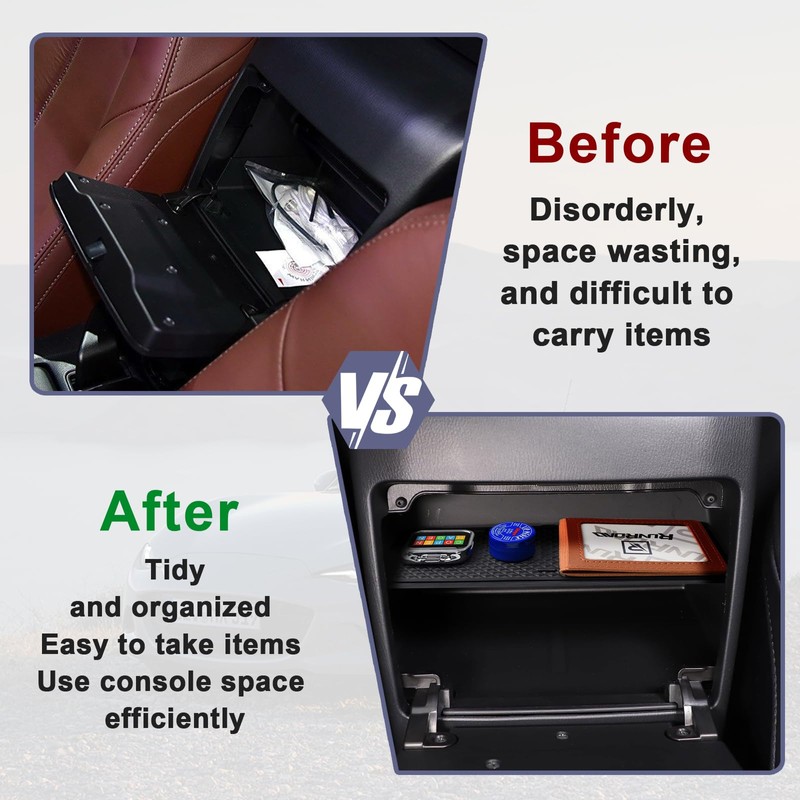 RUNROAD Center Console Organizer Dividers Compatible with Mazda MX-5 RF