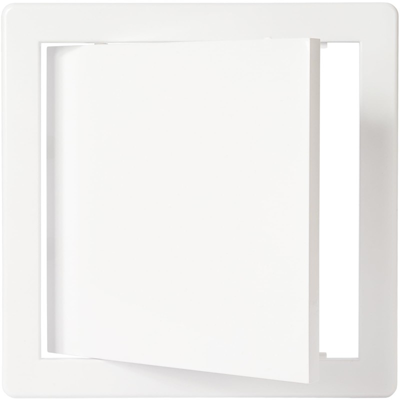 8" x 8" White Plastic Access Panel. Service Shaft Door