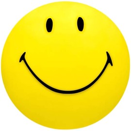 SUMESIRO Night Light for Kids Smiley Face Lamp Light Birthday Gifts for Girls Boys Plastic Nightlight Portable USB Rechargeable Night Lights for Baby Toddler Teen Bedrooms (23CM)