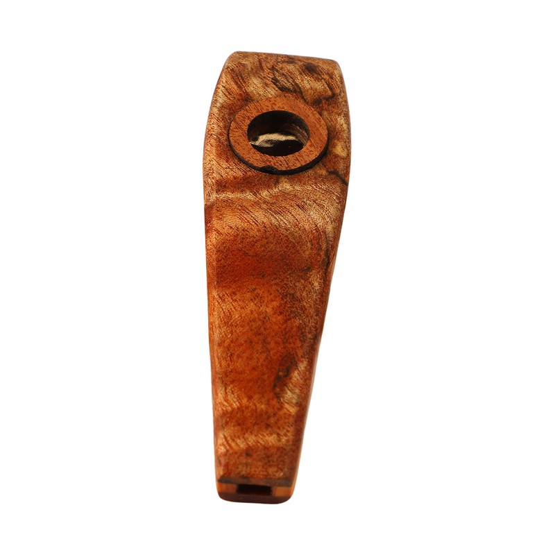 Kazoo Flute Maple Wood Flute Musical Wind Instrument with Diaphragm