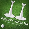 ZKFSIE Adjustable Height Golf Tee 2.1"-2.9" | Durable Rubber &