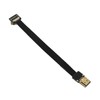 FPV HDMI Male to 90 Degree Down Angled HDMI Male