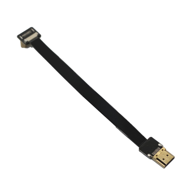 FPV HDMI Male to 90 Degree Down Angled HDMI Male