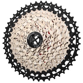 BUCKLOS 8/9/10/11/12 Speed Cassette Ultra-Light 11-25/28/32/34/36/40/42/46/50/64T Bike Cassette Fit Mountain Bike/Road Bike/XC/DH/AM,Compatible with Shimano Sram HG Hub Driver…