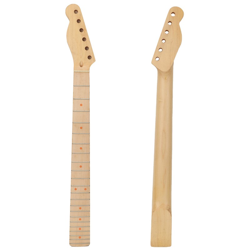 22 Frets Maple Wood Left Hand Guitar Neck Electric Guitar
