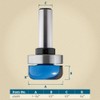 1-1/4 in Dish Carving Router Bit
