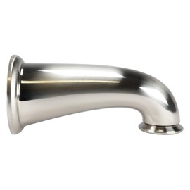 Danco 10319 Decorative 8-Inch Tub Spout, Brushed Nickel, 8 Inches/Pull Down Diverter
