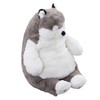 Lovely Stuffed Dog Doll Grey White Decompression Cute Dog Plush