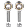 sourcing map POS12 M12 Plug Rod End Bearing M12 x