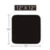 Yeaban Small Bathroom Rugs 12"x12" – Thick Chenille Bath Mats