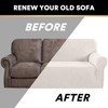 PrinceDeco Stretch Loveseat Sofa Cover Slipcover Couch Cover for 2