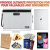 Fireproof Document Bag with Lock, 14"x11" Fireproof and Waterproof Money
