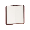 Scully Italian Leather Blank Page Pocket Notebook (Mahogany)