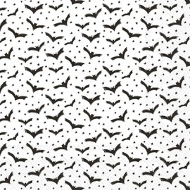 IHR Ideal Home Range Cocktail Napkins Disposable 3-Ply Paper Party Napkin Pack, 5" x 5", Going Batty, 20-Count