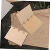 SHOWERORO 2Pcs Wooden Wedding Vow Books Blank Vow Notebooks with