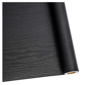 Abyssaly Peel and Stick Wallpaper with Tools Black Wood Contact Paper Decorative Self-Adhesive Film for Surfaces Thickening Upgrade Increase Stomata and Reduces Bubble Generation 11.8 in X 78.7 in