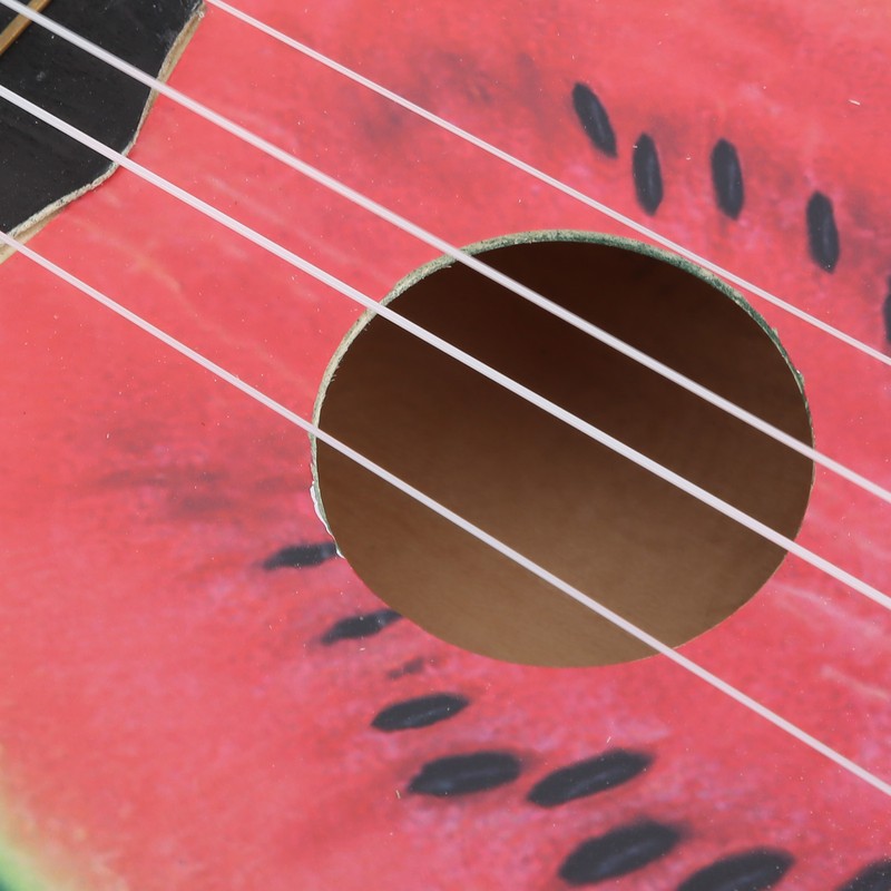21in Ukulele with Carry Bag Tropical Fruit Pattern for Beginners