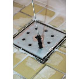 Vikan 53765 Stiff Tube Brush, Polyester, 7/8" x 20" OAL, White