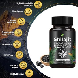OPTI Supports Energy & Vitality, 60 Capsules of ashwagandha and More All in 1 Vitality Blend