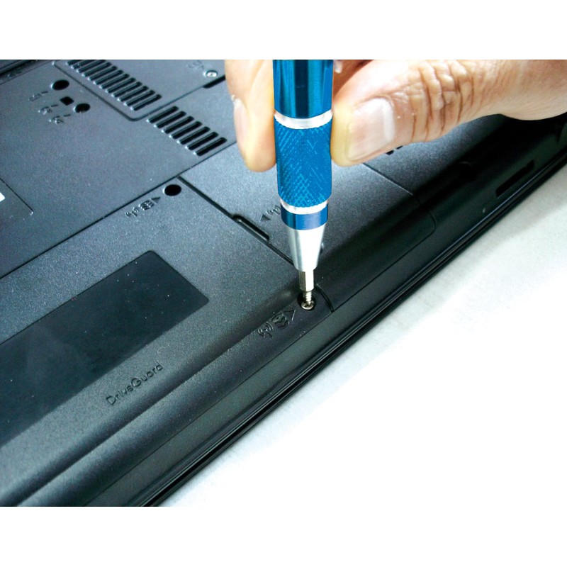 Trad 9pcs. Precision Screwdriver Set Pen Type Difference 換式 Blue