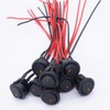 Twidec/8Pcs SPST Round Dot Rocker Toggle Switch Control For Car