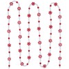 Northlight 9' Red and White Peppermint Candy Beaded Christmas Garland,