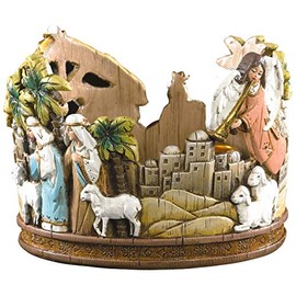 FA Dumont Nativity Advent Candleholder - Includes 5 Candles