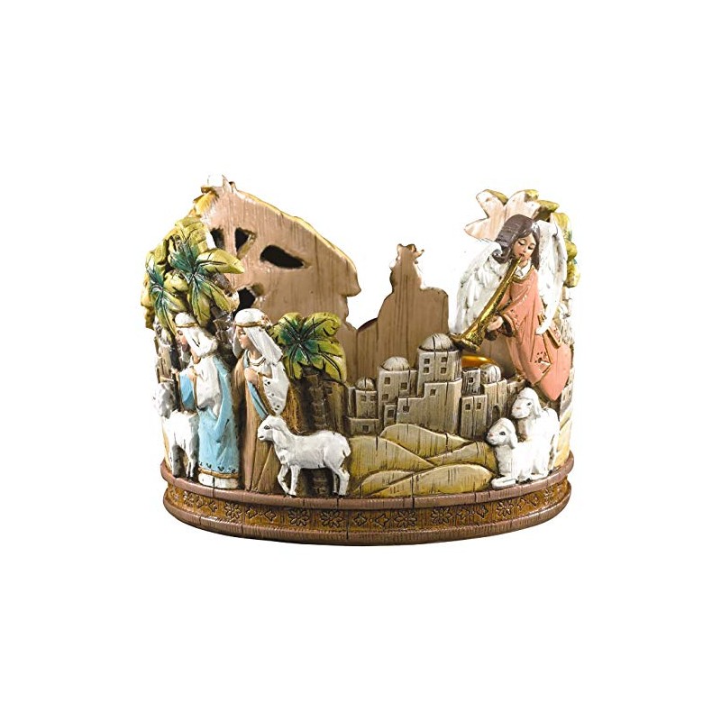 FA Dumont Nativity Advent Candleholder - Includes 5 Candles