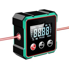 PJHAJH Charging Digital Level Box Angle Finder with Electronic Laser