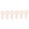 100Pcs Paper Clip Metal Rose Gold Color Urheen Design Paperclip