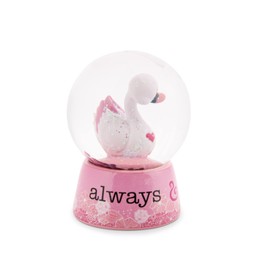 NICI 48282 Shaking Ball Love Swan White 6 cm Multi-Coloured