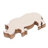 48PCS Animal Wooden Slice DIY Wood Ornaments Blank Decoration Shaped