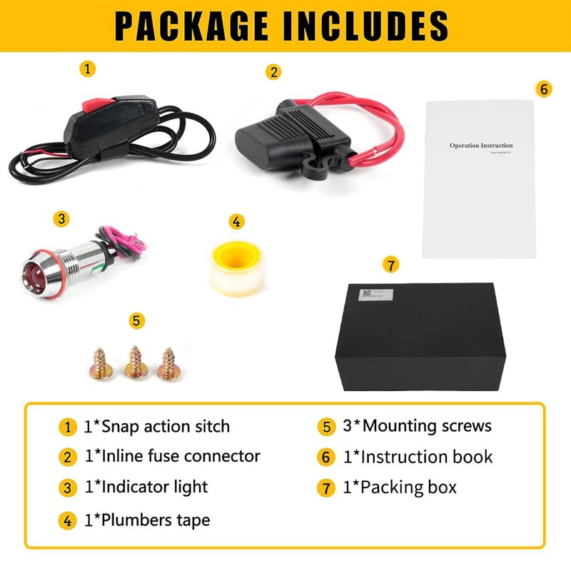 MUGE RACING Front Brake Line Lock Kit Launch Control Brake