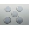 Command Electronics (5) White LED White Base 4.5 inch Round