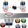 25mm Momentary Big Push Button Switch Stainless Steel 304 with