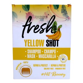 Shampoo Masc Biokera Fresh Yellow Shot Repara Protege Salerm