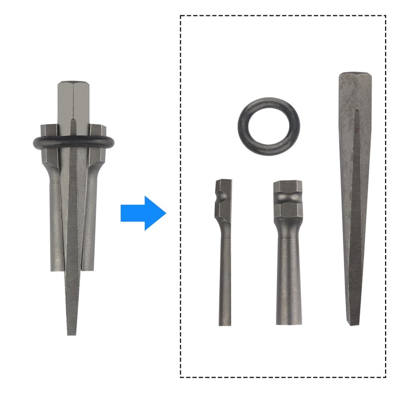 5 Packs 5/8 inch Stone Splitter, Wedge and Feather Shims,